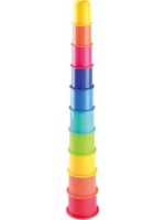 Игрален комплект PlayGo - Пирамида с чашки, дъга