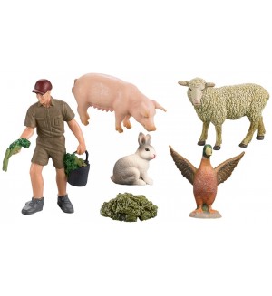 Игрален комплект Rappa - Ферма в кутия, 6 части Игрален комплект Rappa - Ферма в кутия, 6 части