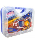Игрален комплект Raya Toys - Чичо доктор в куфарче, син