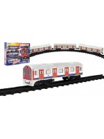 Игрален комплект Raya Toys - Електрическо метро с релси, 88 cm Игрален комплект Raya Toys - Електрическо метро с релси, 88 cm