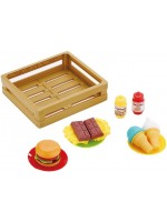 Игрален комплект Raya Toys - Food Box Бургер и сладолед