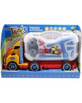 Игрален комплект Raya Toys - Камион-куфар с инструменти, оранжев