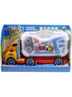 Игрален комплект Raya Toys - Камион-куфар с инструменти, оранжев Игрален комплект Raya Toys - Камион-куфар с инструменти, оранжев