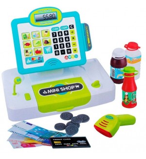 Игрален комплект Raya Toys - Касов апарат, с аксесоари