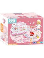 Игрален комплект Raya Toys - Линейка с аксесоари, 30 части