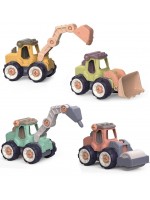 Игрален комплект Raya Toys - Строителни машини с отвертка Игрален комплект Raya Toys - Строителни машини с отвертка