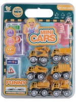 Игрален комплект Raya Toys - Строителни машини с пътни знаци Игрален комплект Raya Toys - Строителни машини с пътни знаци