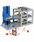 Игрален комплект Raya Toys - Триетажен паркинг Surfurious, 48 части
