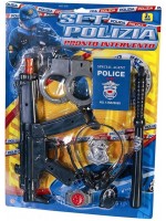  Игрален комплект RS Toys – Полиция, 6 части, асортимент