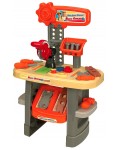 Игрален комплект RS Toys - Работна маса с инструменти, 31 части