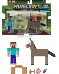 Игрален комплект с екшън фигури Minecraft - Core Figure, 2 броя, с аксесоари, асортимент