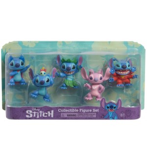 Игрален комплект с фигури Disney Stitch - 5 броя