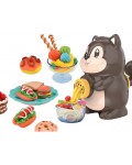Игрален комплект с моделин Raya Toys - Катеричка с аксесоари, 26 части