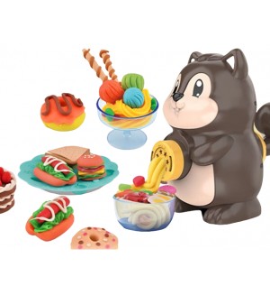 Игрален комплект с моделин Raya Toys - Катеричка с аксесоари, 26 части Игрален комплект с моделин Raya Toys - Катеричка с аксесоари, 26 части