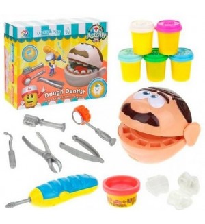 Игрален комплект с моделин Raya Toys - Зъболекар