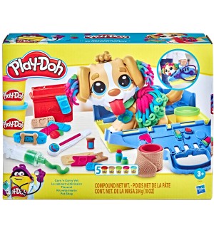 Игрален комплект с пластилин Hasbro Play Doh - Ветеринар
