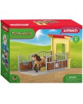 Игрален комплект Schleich Farm World - Бокс за понита с исландско пони