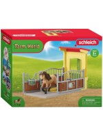 Игрален комплект Schleich Farm World - Бокс за понита с исландско пони