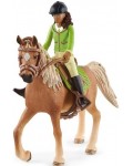 Игрален комплект Schleich Horse Club - Конен клуб Сара и Мистерия
