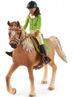 Игрален комплект Schleich Horse Club - Конен клуб Сара и Мистерия