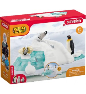 Игрален комплект Schleich Wild Life - Семейство пингвини Игрален комплект Schleich Wild Life - Семейство пингвини