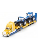 Игрален комплект Siku - Автовоз с трактори New Holland, 1:87