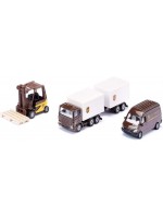 Игрален комплект Siku - Превозни средства за доставка UPS, 1:55