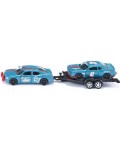 Игрален комплект Siku - Ремарке Dodge с кола Dodge Challenger SRT Racing