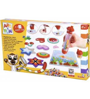 Игрален комплект Simba Toys Art & Fun - Рисуване с мъниста за гладене