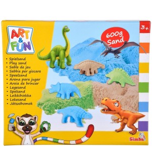 Игрален комплект Simba Toys Art & Fun - Сет с динозаври
