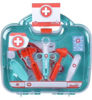 Игрален комплект Simba Toys - Докторски куфар с инструменти