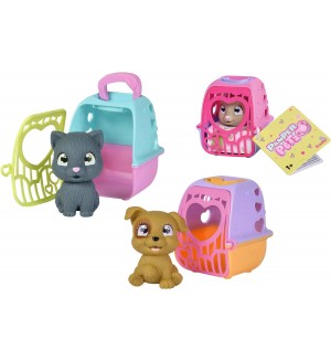 Игрален комплект Simba Тоys Pamper Petz - Мини животинче с памперс, асортимент