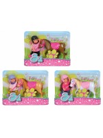 Игрален комплект Simba Toys - Понитата на Еви, асортимент