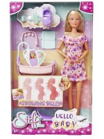 Игрален комплект Simba Toys Steffi Love - Бременна Стефи с растящ корем и бебе