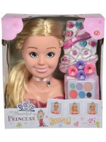 Игрален комплект Simba Toys Steffi Love - Глава за стилизиране, принцеса, 15 части