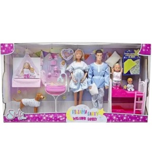 Игрален комплект Simba Toys Steffi Love - Пижамено парти Игрален комплект Simba Toys Steffi Love - Пижамено парти