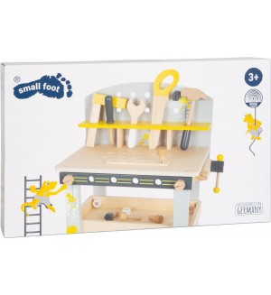 Игрален комплект Small Foot - Работна маса с инструменти