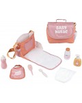 Игрален комплект Smoby Baby Nurse - Чанта за преобличане, с 7 аксесоара