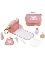 Игрален комплект Smoby Baby Nurse - Чанта за преобличане, с 7 аксесоара Игрален комплект Smoby Baby Nurse - Чанта за преобличане, с 7 аксесоара