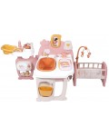 Игрален комплект Smoby Baby Nurse - Голям център за игра с кукли, с 18 аксесоара