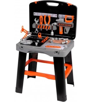 Игрален комплект Smoby Black & Decker - Куфар за инструменти, 25 части