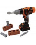 Игрален комплект Smoby Black & Decker - Механична бормашина с аксесоари