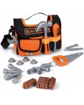Игрален комплект Smoby Black & Decker - Платнен куфар за инструменти