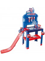 Игрален комплект Smoby Bricolo - Работна маса, Spidey, 90 части