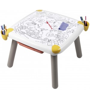 Игрален комплект Smoby Kid - Творческа маса, с 9 аксесоара