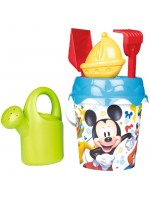Игрален комплект Smoby - Кофа и лейка с инструменти, Micky Mouse