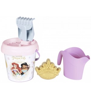 Игрален комплект Smoby - Кофичка за пясък с аксесоари, Disney Princess