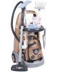 Игрален комплект Smoby - Количка за почистване и прахосмукачка Rowenta, с 8 аксесоара