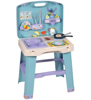 Игрален комплект Smoby - Кухня Stitch, с 20 аксесоара Игрален комплект Smoby - Кухня Stitch, с 20 аксесоара