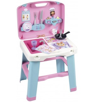 Игрален комплект Smoby - Кухнята на Габи, 16 части